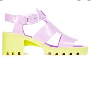 Y2K ✨💕 Juju Jelly Shoes Kyra Pastel Platform Sandal